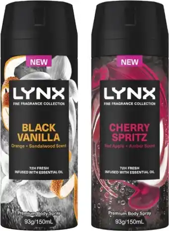 Coles Lynx Fine Fragrance Deodorant Body Spray offer