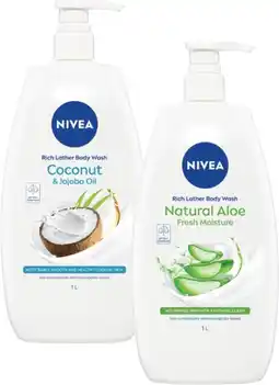 Coles Nivea Body Wash offer