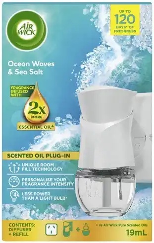 Coles Air Wick Scented Oil Plug-In Diffuser + Refill offer