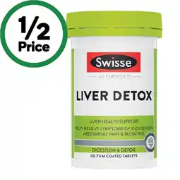 Woolworths Swisse Ultiboost Liver Detox Tablets offer