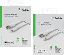 Coles Belkin USB A Lightning Cable White offer