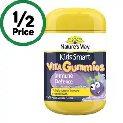 Woolworths Nature’s Way Kids Smart Vita Gummies Immune Defence offer