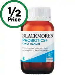 Woolworths Blackmores Probiotics+ Daily Health Capsules offer
