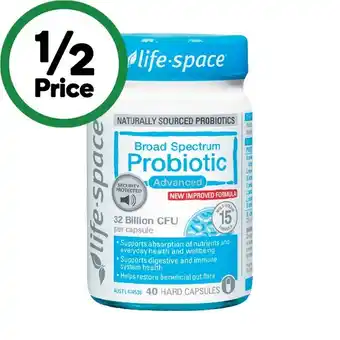 Woolworths Life Space Broad Spectrum Probiotic Capsules offer