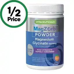 Woolworths MagZorb Magnesium Glycinate 1000mg Powder offer