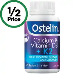 Woolworths Ostelin Calcium & Vitamin D3 + K2 Tablets offer