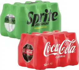 Coles Coca-Cola, Fanta or Sprite Soft Drink 12x300mL offer