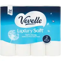 Woolworths Vevelle Luxury Soft 3 Ply Toilet Tissue offer