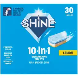 Woolworths Shine Dishwashing Tablets offer