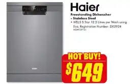 The Good Guys Freestanding Dishwasher Stainless Steel offer