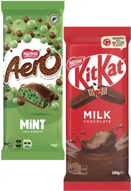 Coles Nestlé Block Chocolate-180g offer
