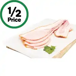 Woolworths Hans Middle Bacon Rashers – From the Deli offer