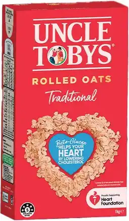 Coles Uncle Tobys Rolled Oats offer