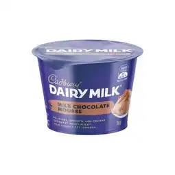 Woolworths Cadbury Dessert Mousse Pot offer