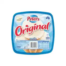 Woolworths Peters Original Ice Cream Tub offer