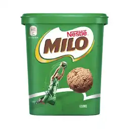 Woolworths Oreo or Milo Ice Cream Tub 1.2 Litre offer