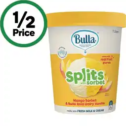 Woolworths Bulla Splits Tub offer