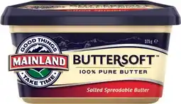Coles Mainland Buttersoft Spreadable Butter offer