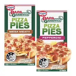 Woolworths Dr. Oetker Papa Giuseppi’s Pizza Pies offer