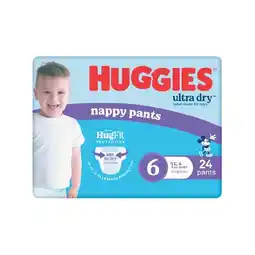 Woolworths Huggies Ultra Dry Nappy Pants-36 offer