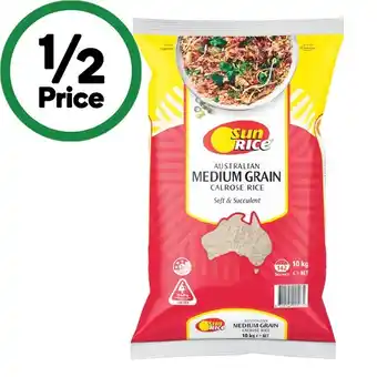 Woolworths SunRice White Medium Grain Rice offer
