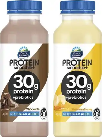 Coles Dairy Farmers Protein Smoothie offer