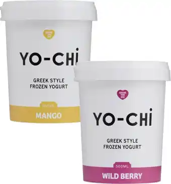 Coles Yo-Chi Greek Style Frozen Yogurt Tub offer