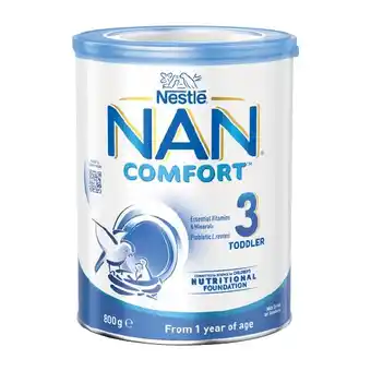Woolworths Nestlé nan comfort stage 3 toddler milk drink offer