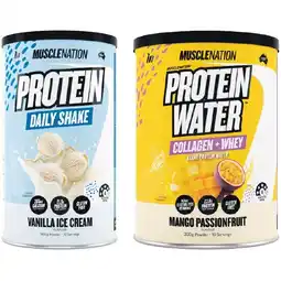Woolworths Muscle Nation Protein Powder or Protein Water offer
