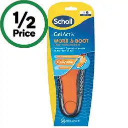 Woolworths Scholl Gel Activ Insoles offer