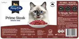 Coles Fussy Cat Mince Cat Food offer