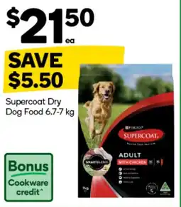 Woolworths Supercoat Dry Dog Food offer