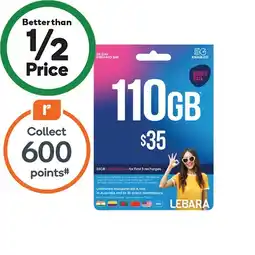 Woolworths Lebara 35 Starter Pack offer
