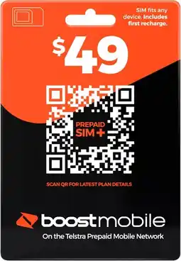 Coles Boost $49 SIM Pack offer