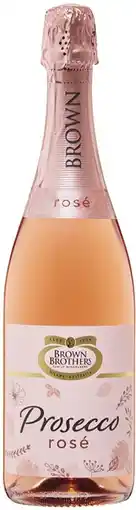 Coles Brown Brothers Prosecco Rosé offer