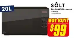 The Good Guys 700w microwave black offer