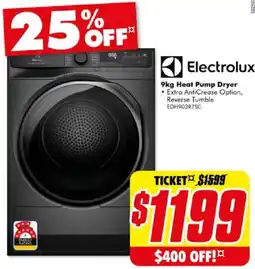 The Good Guys Electrolux Heat Pump Dryer offer