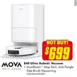 The Good Guys MOVA E40 Ultra Robotic Vacuum offer