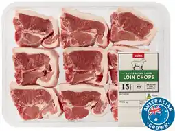 Coles Coles Australian Lamb Loin Chops offer