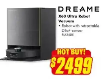 The Good Guys DREAME X60 Ultra Robot Vacuum offer