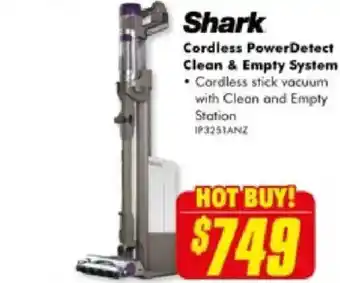 The Good Guys Shark Cordless PowerDetect Clean & Empty System offer