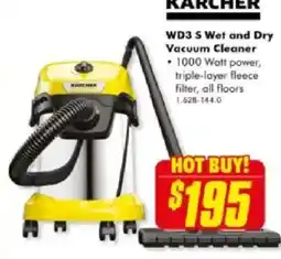 The Good Guys KARCHER WD3 S Wet and Dry Vacuum Cleaner offer