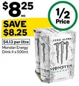 Woolworths Monster Energy Drink offer