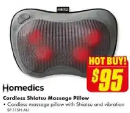 The Good Guys Cordless massage pillow offer