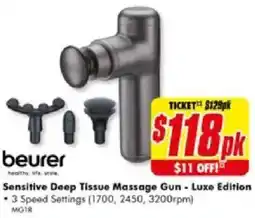 The Good Guys Sensitive Deep Tissue Massage Gun Luxe Edition offer