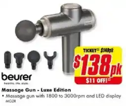 The Good Guys Massage Gun Luxe Edition offer