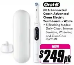 The Good Guys i0 6 Connected Coach Advanced Clean Electric Toothbrush White offer