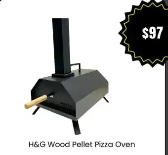 H&g wood pellet pizza oven