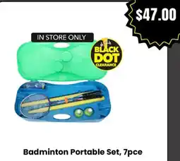 Cheap as Chips Badminton Portable Set 7pce offer