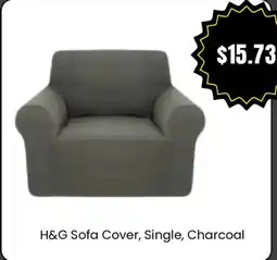 Cheap as Chips H&g sofa cover single charcoal offer
